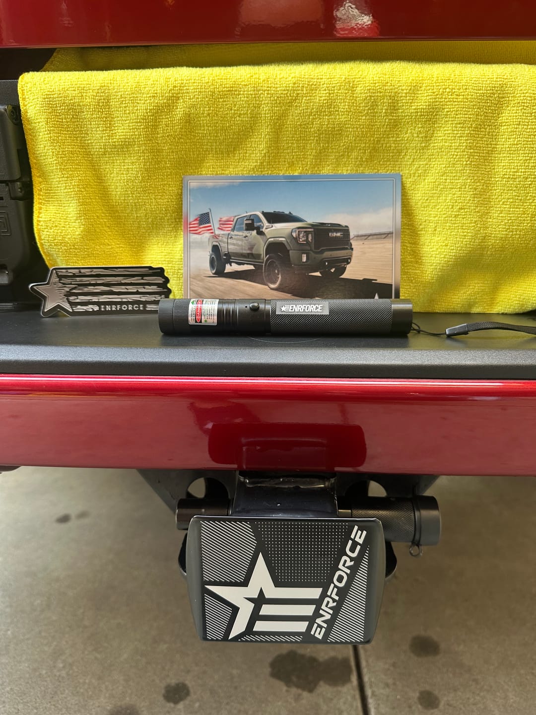 Customer photo review of Enrforce Tow Hitch Cover