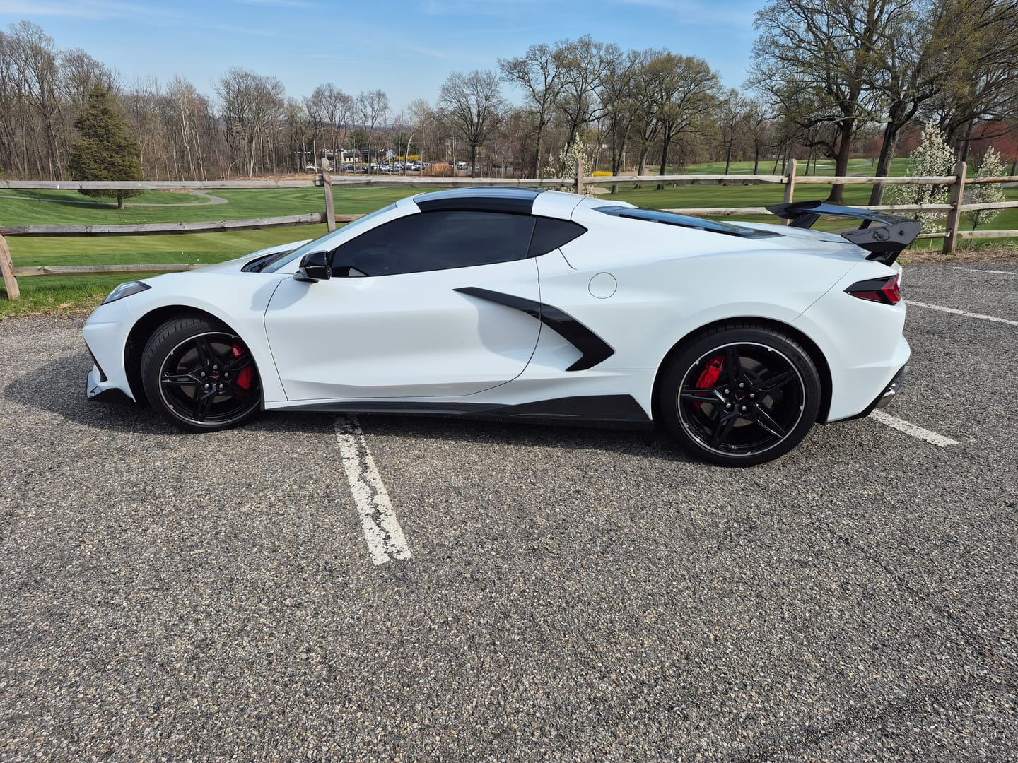 Customer photo review of Chevrolet Corvette C8 DRY CARBON FIBER 5VM Side Skirts