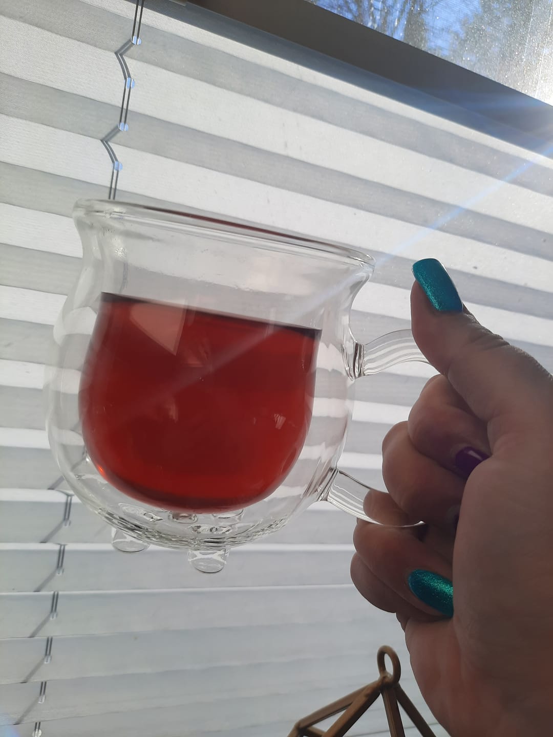 Customer photo review of Kessel Tasse aus Glas – Doppelwandig