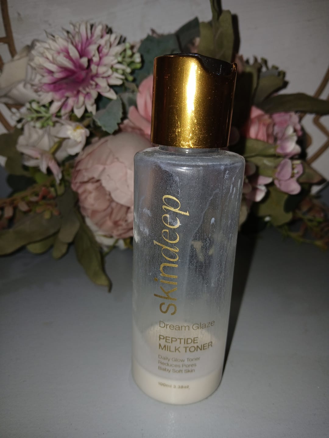 Customer photo review of DREAM GLAZE - Peptide Milk Toner