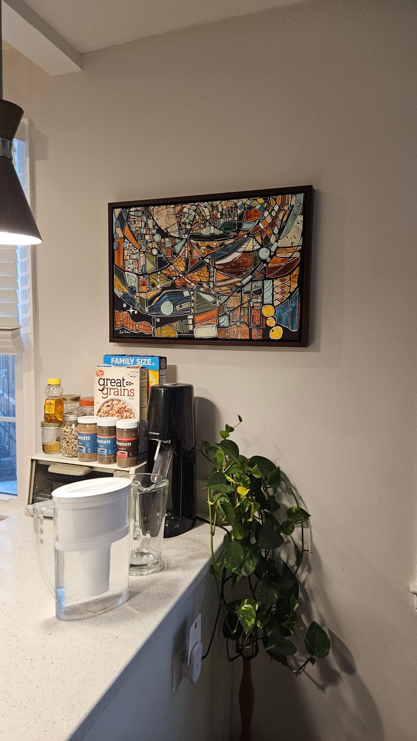 Customer photo review of Palm Canyon Golden Hour Fine Art Print