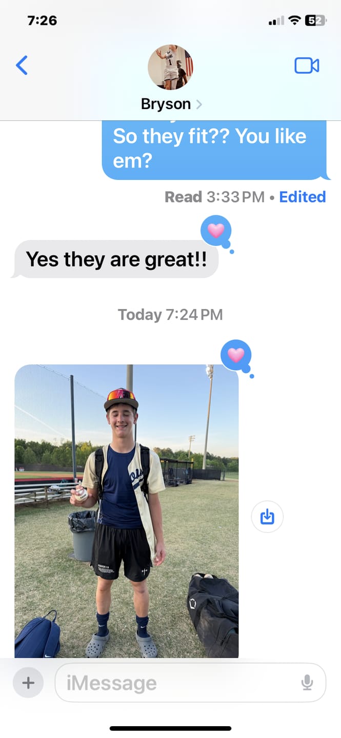 Customer photo review of Signature-Tech Liner Shorts