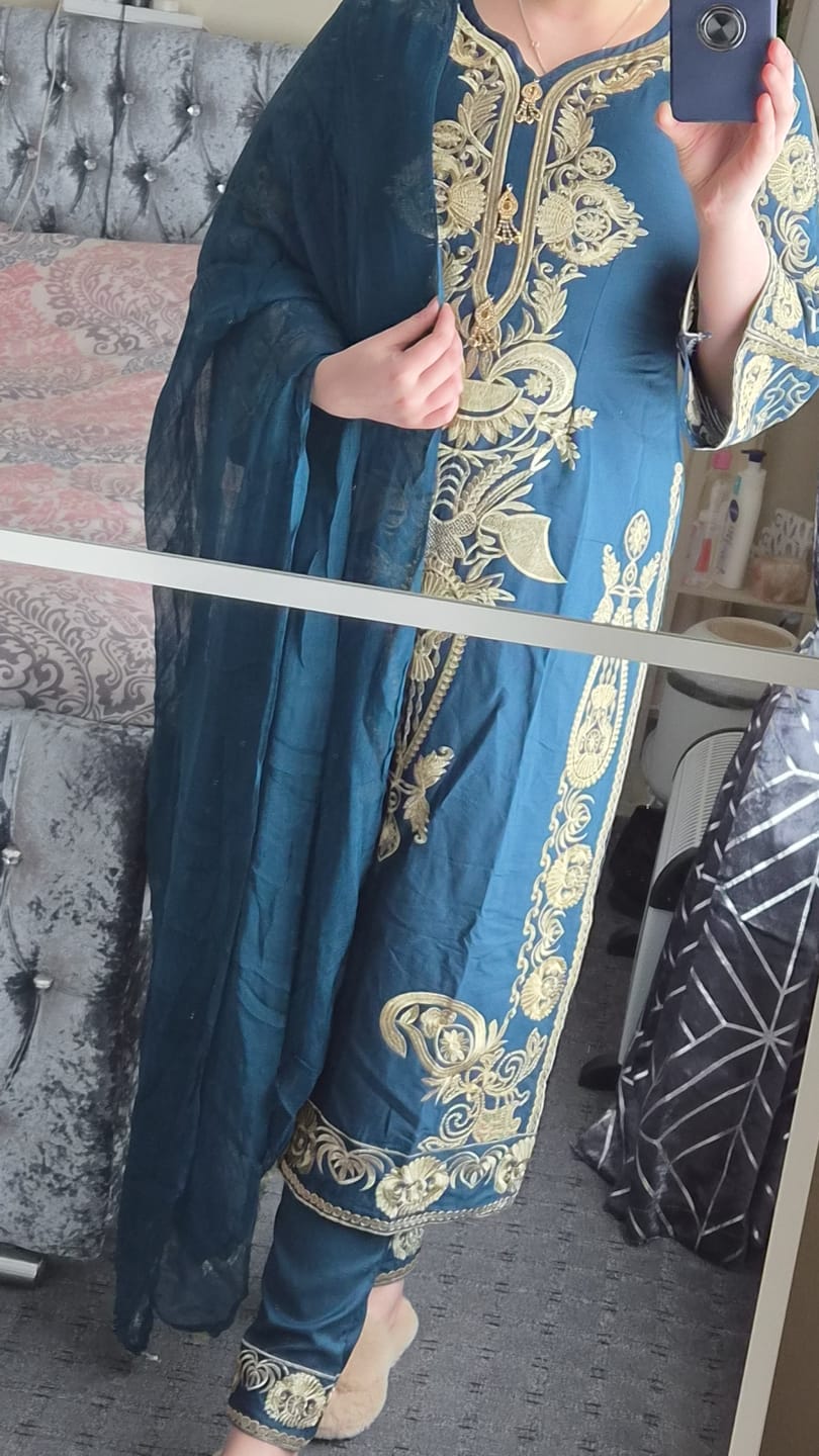 Customer photo review of HK273 Riya - Linen Mummy n Me Outfit