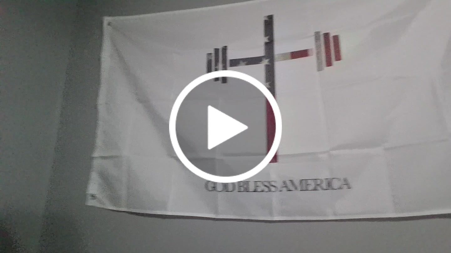 Customer video review of HolStrength Cross Flag