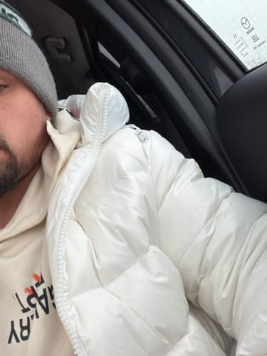 Customer photo review of MEN  DOWN JACKET #2101