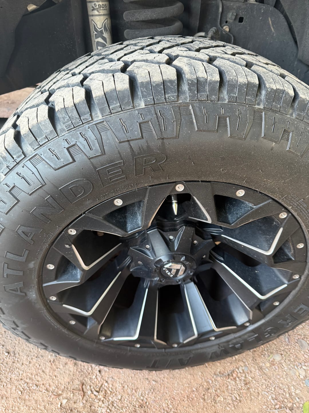 Customer photo review of Spiked Valve Stem Caps