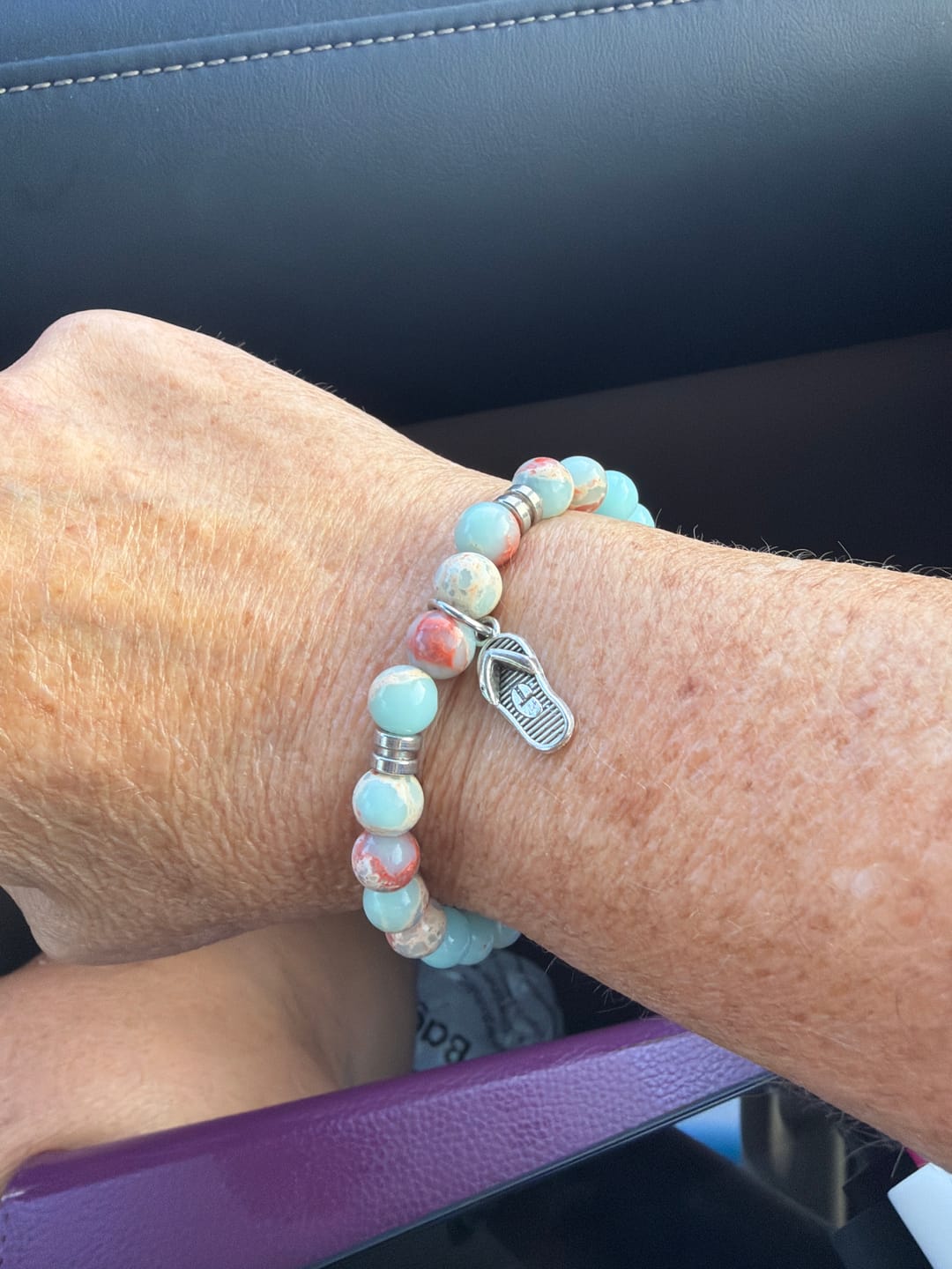 Customer photo review of "Bubbles Up" Beaded Bracelet