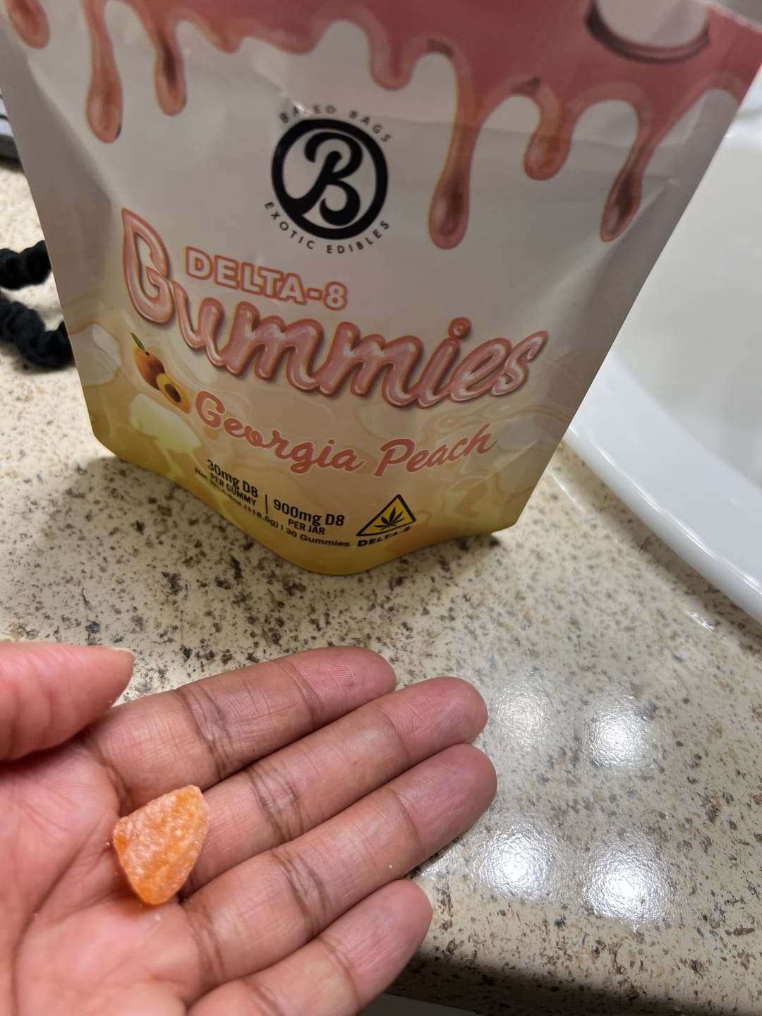 Customer photo review of GUMMIES - GEORGIA PEACH