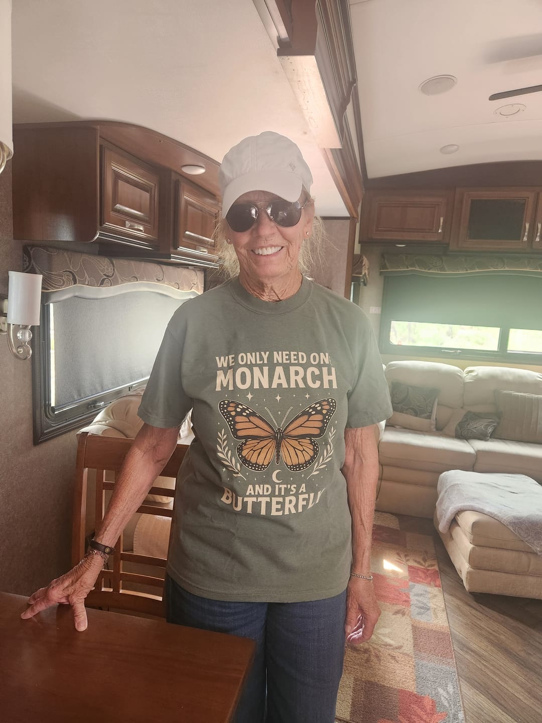 Customer photo review of One Monarch Butterfly T-shirt