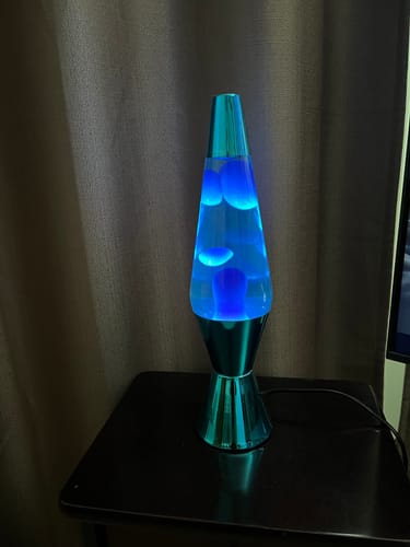 Customer photo review of Blue Lava Lamp