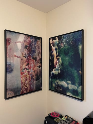 Customer photo review of Philosophy (Colorized) | Gustav Klimt | 1900