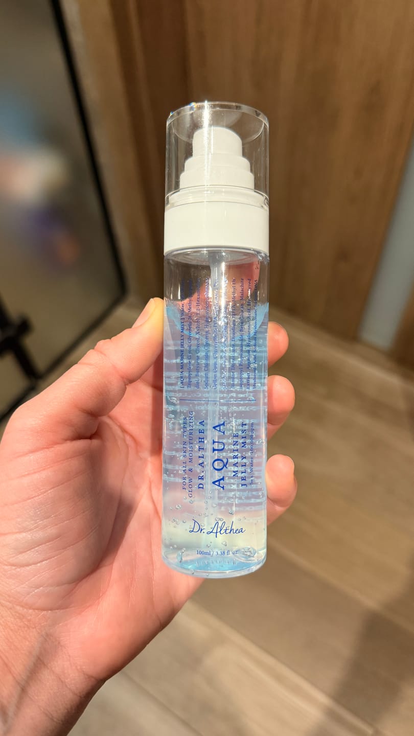 Customer photo review of Atsvaidzinošs dziļi mitrinošs mists Dr. Althea Aqua Marine Jelly Mist