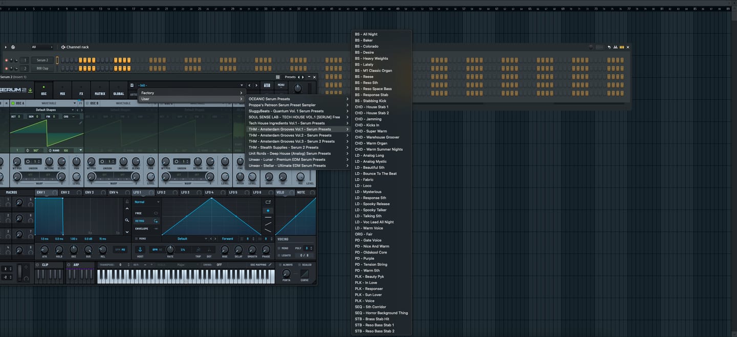 Customer photo review of Amsterdam Grooves - Serum & Sample Pack Bundle - Minimal Deep Tech - Tech House