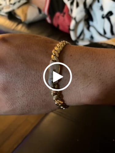 Customer video review of 14 K Hollow Cuban Monaci Bracelet for Men (8MM) JTJ™