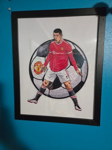 Customer photo review of Cristiano Ronaldo - Wooden Puzzle