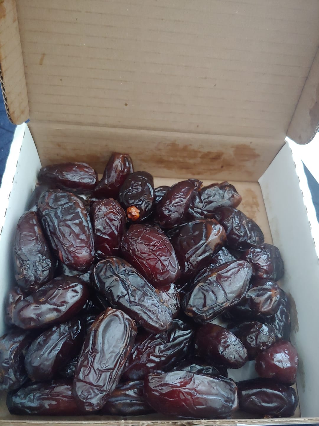 Customer photo review of Organic Premium Medjool Dates Box