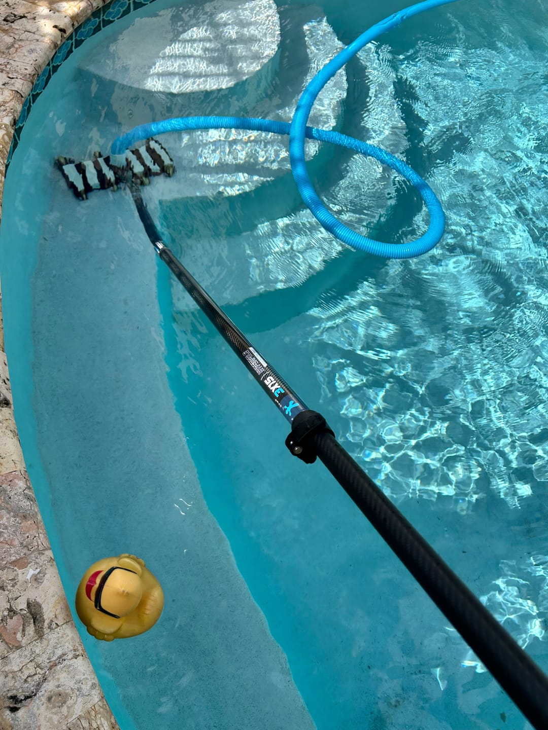 Customer photo review of HyperPole / Carbon Only Swimming Pool pole
