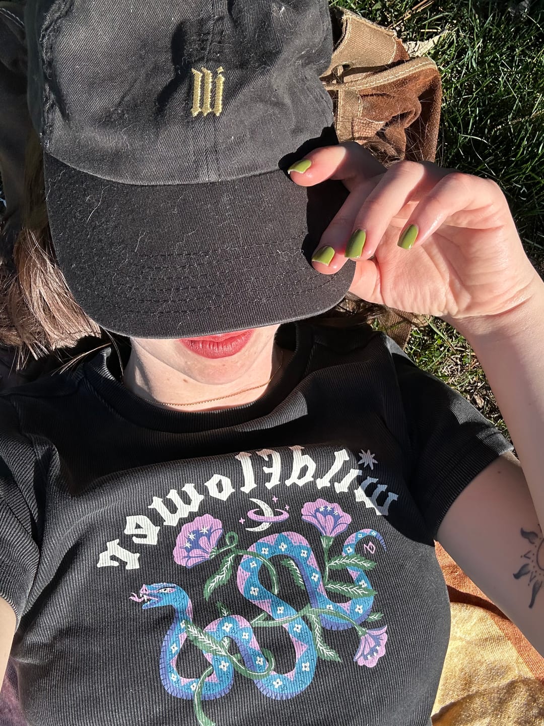 Customer photo review of Wildflower Baby Tee