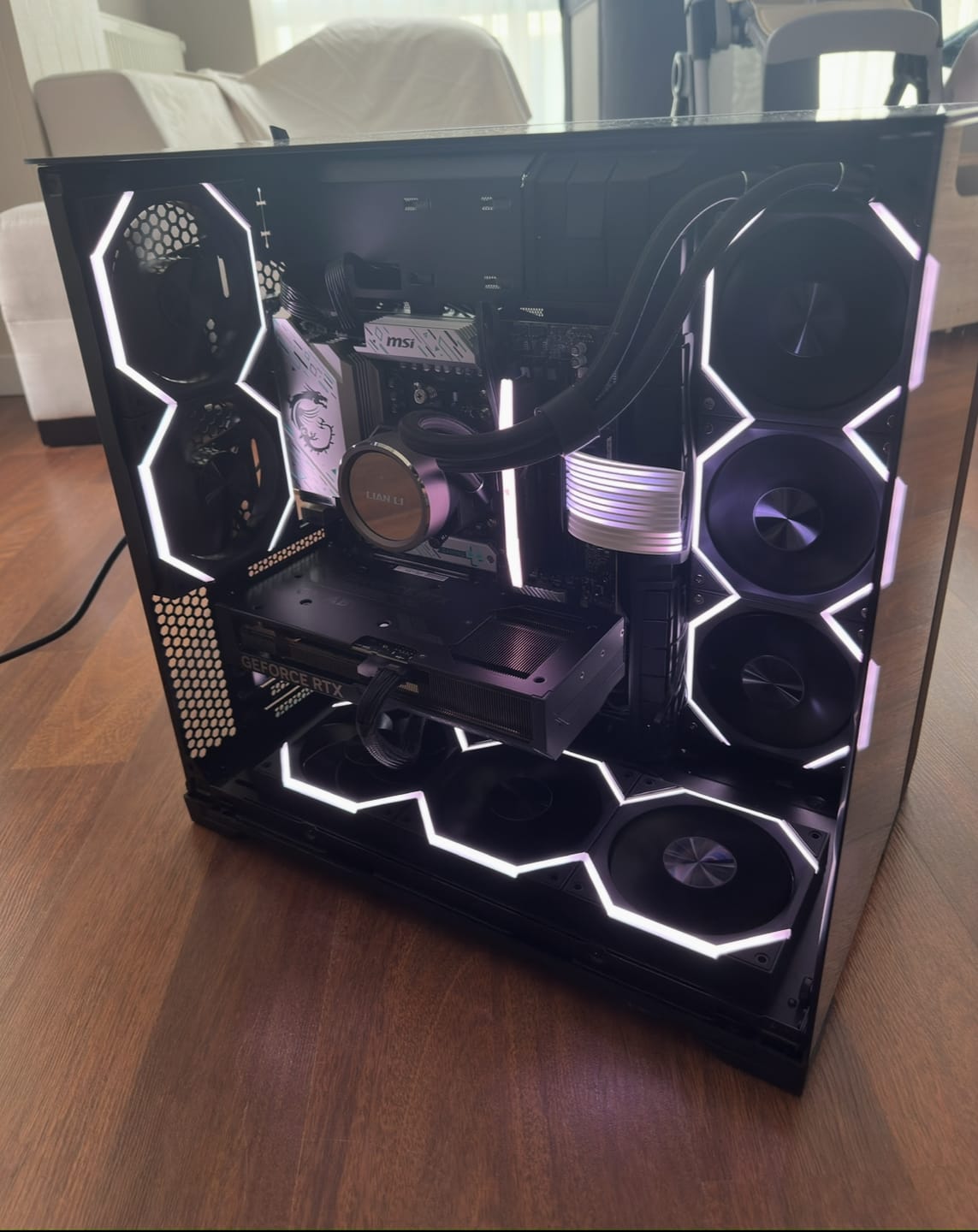 Customer photo review of AsiaHorse Aurora Learn PSU Cable Cover