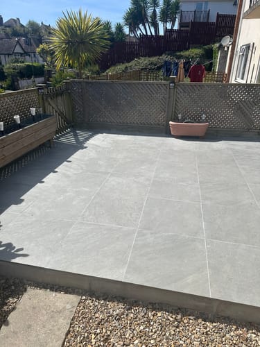 Customer photo review of Aruba - Grey Porcelain Paving Tiles - 600 x 600 x 20mm
