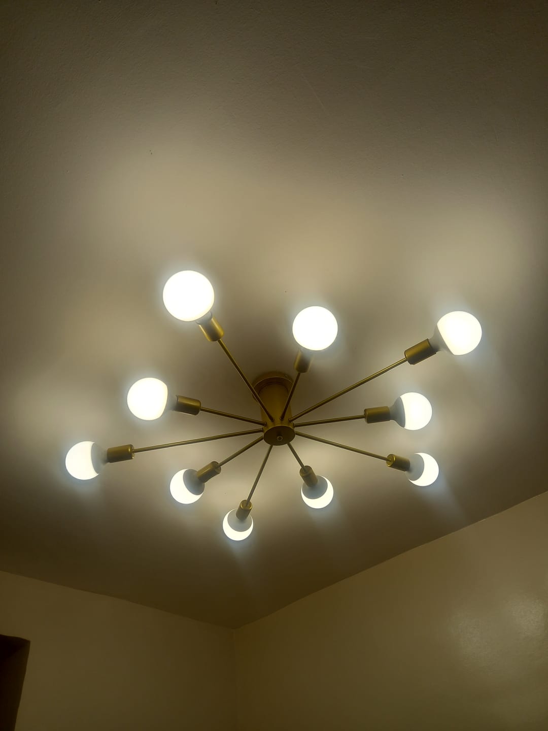 Customer photo review of Plafonnier ASTRA GOLD - PL048