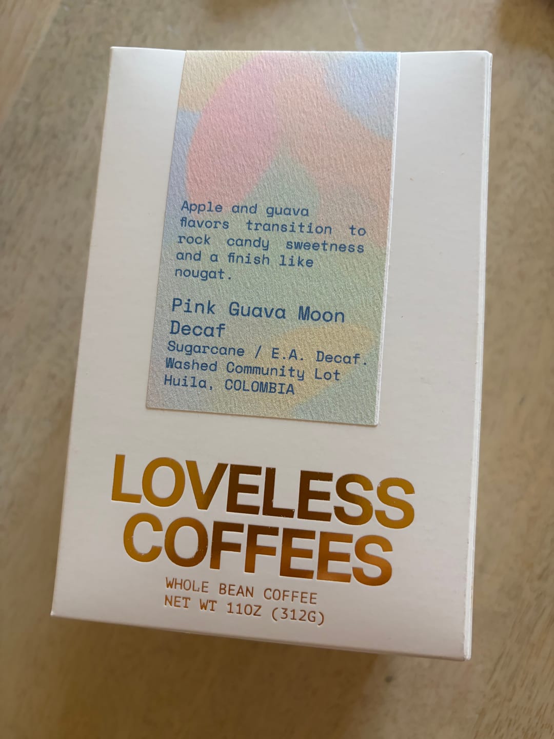 Customer photo review of Pink Guava Moon - E.A. Decaf - Huila, Colombia