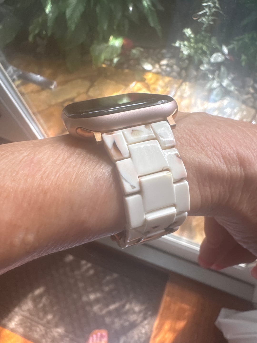 Customer photo review of Perla Ceramic Strap