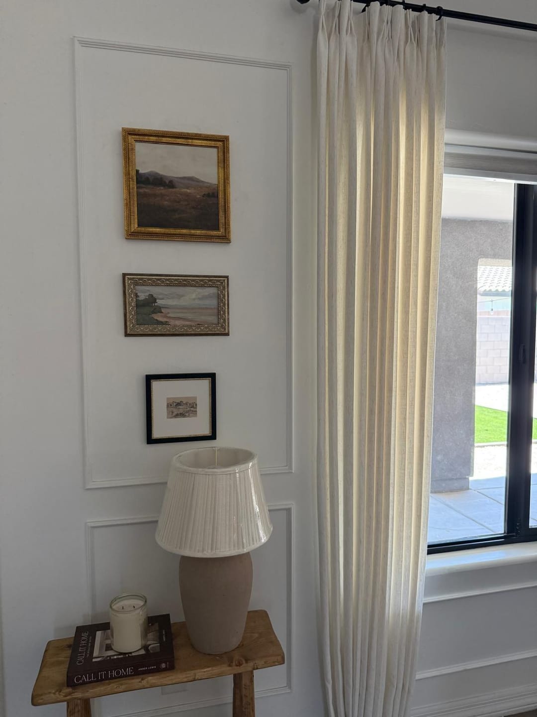 Customer photo review of 43 Color Natural Linen Blend Curtains – Blackout & Thermal Insulated Drapes for Living Room & Dining Room (Zen)