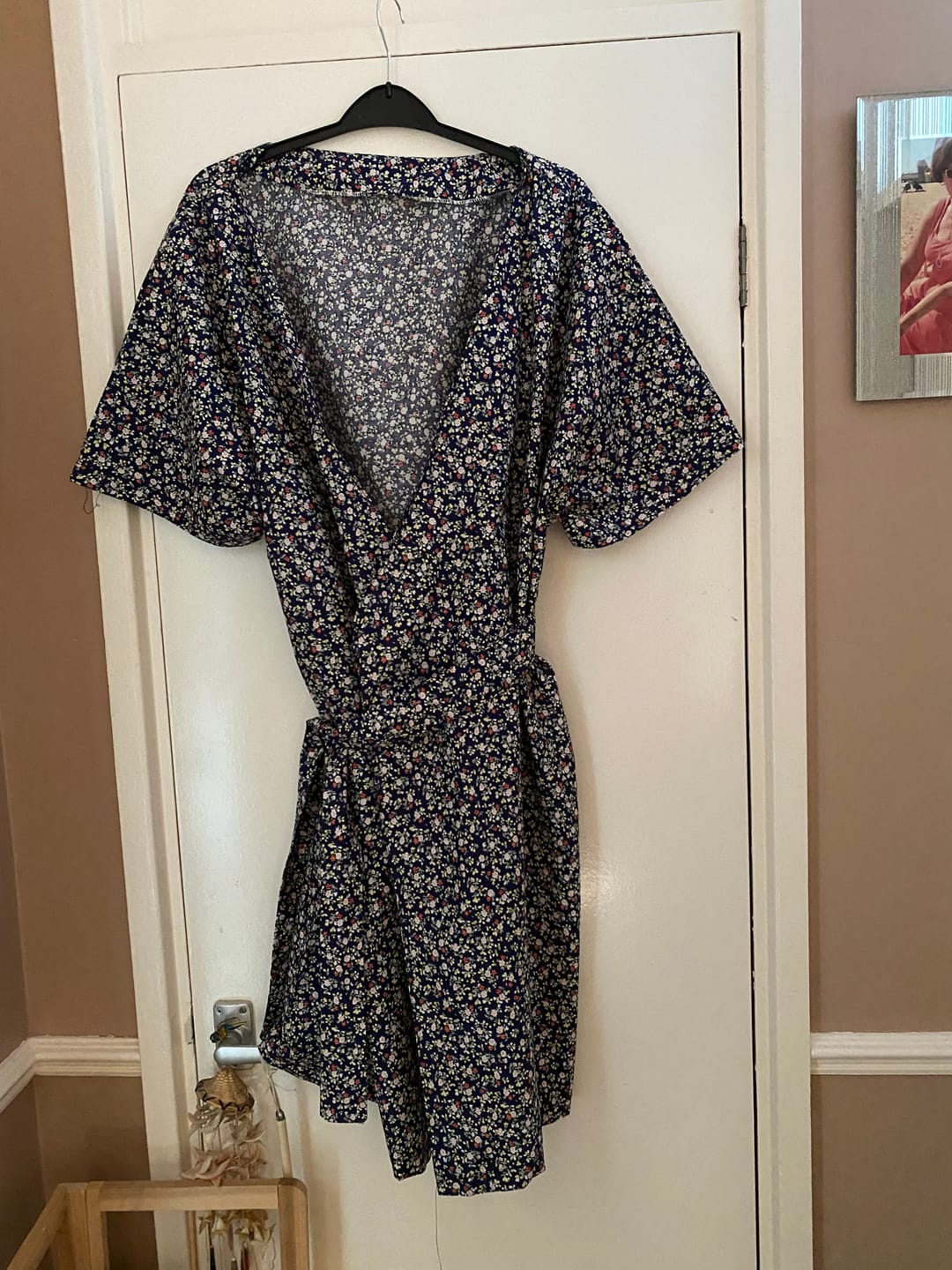Customer photo review of Small Floral Garden Cotton Poplin Fabric