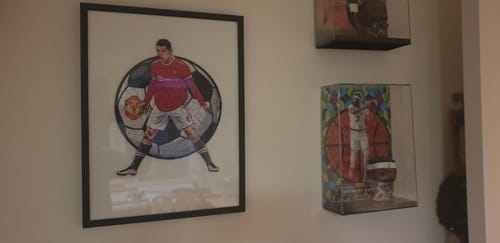 Customer photo review of Cristiano Ronaldo - Wooden Puzzle