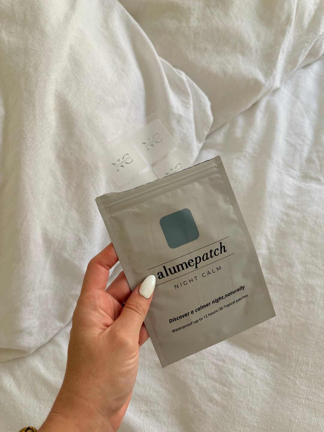 Customer photo review of alumepatch menopause patch