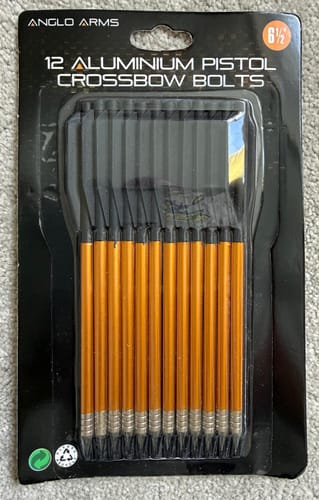 Customer photo review of Crossbow Aluminium Bolts Pack of 12