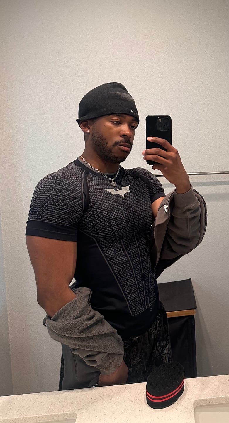 Customer photo review of 4259 - Batman Compression Tees
