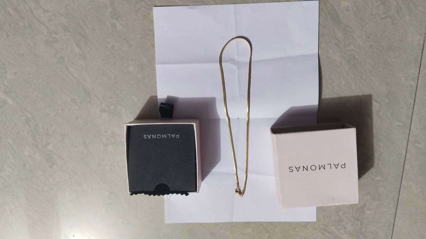 Customer photo review of Minimalist Twisted Chain for Men