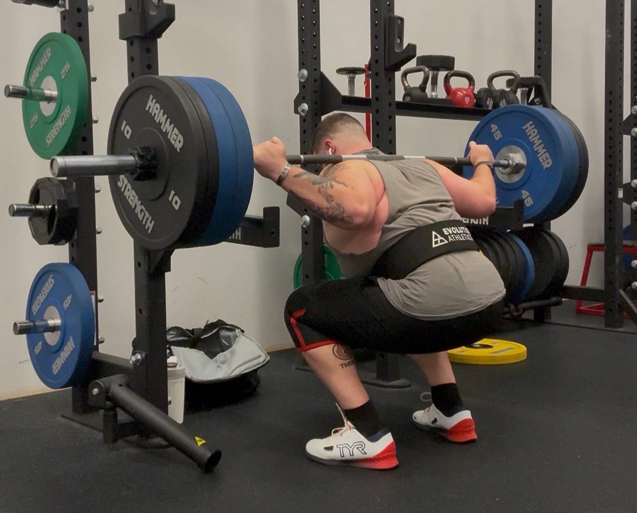 Customer photo review of Evolution Athletics 13mm Lever Belt