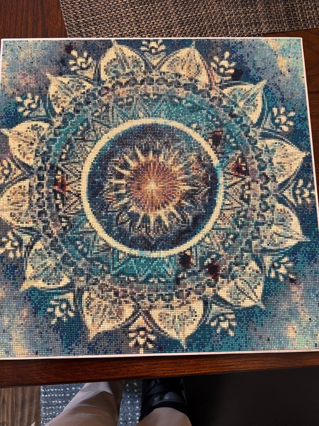 Customer photo review of Mandala - Premium Diamond Painting Kit