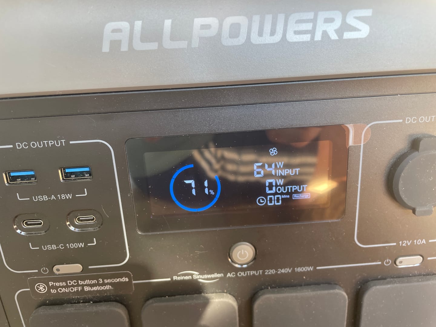 Customer photo review of ALLPOWERS R1500 LITE Station électrique portable 1600W 1056Wh