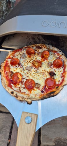 Customer photo review of Sourdough Pizza Bases