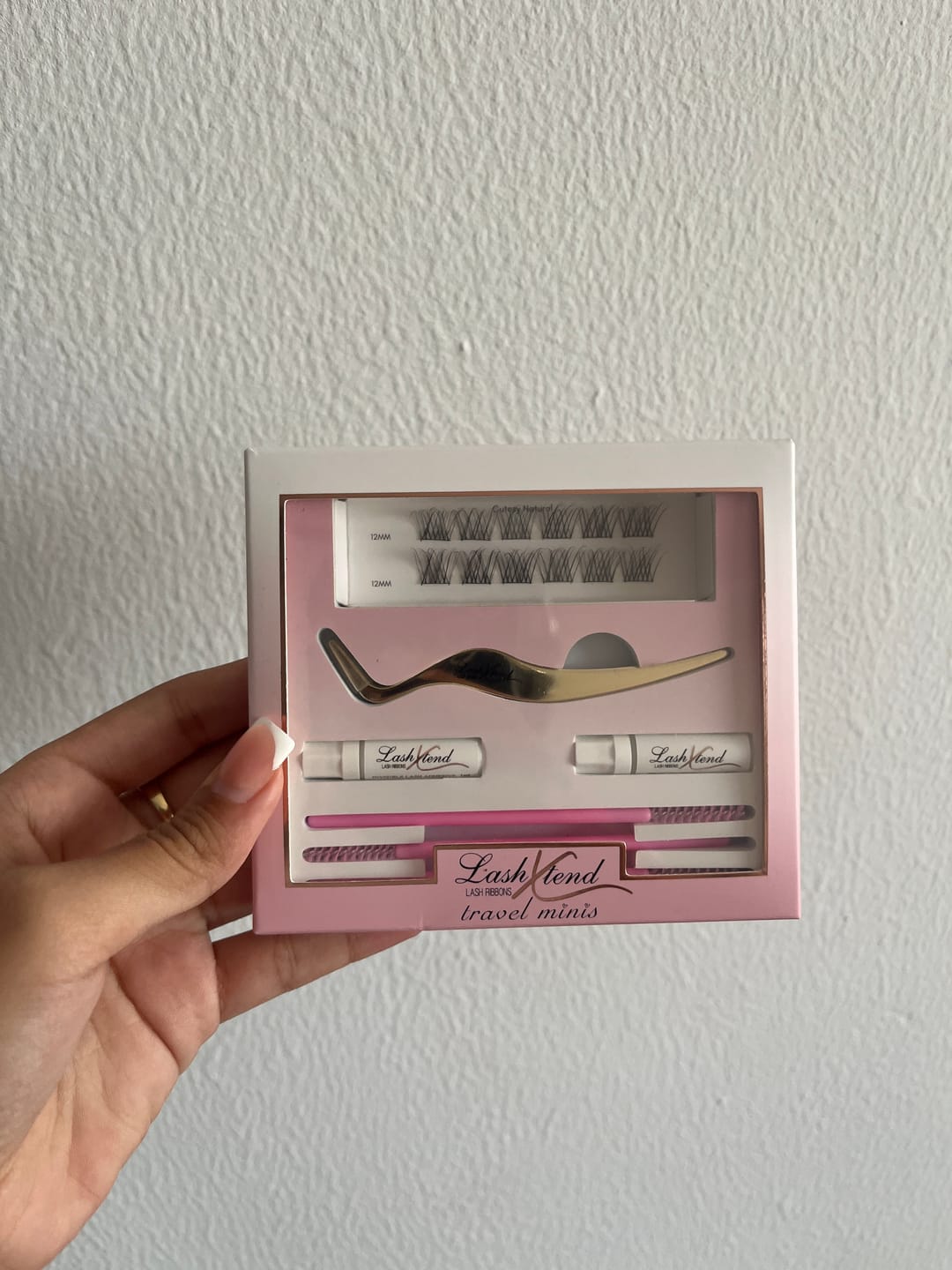 Customer photo review of Travel Minis DIY Lash Kit