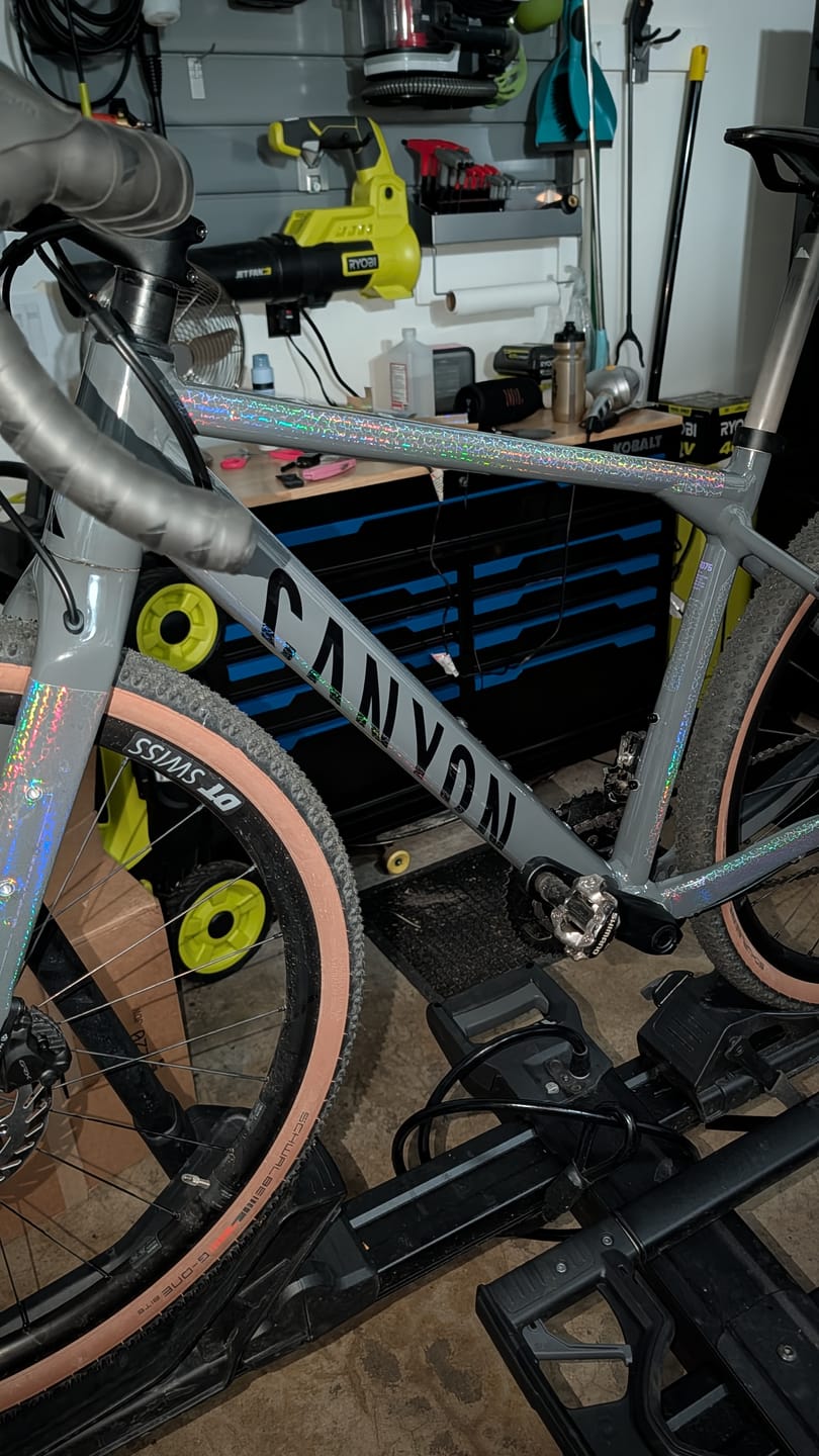 Customer photo review of Spectral Effects Clear Frame Keeper