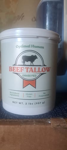 Customer photo review of Pure Grass-Fed Beef Tallow