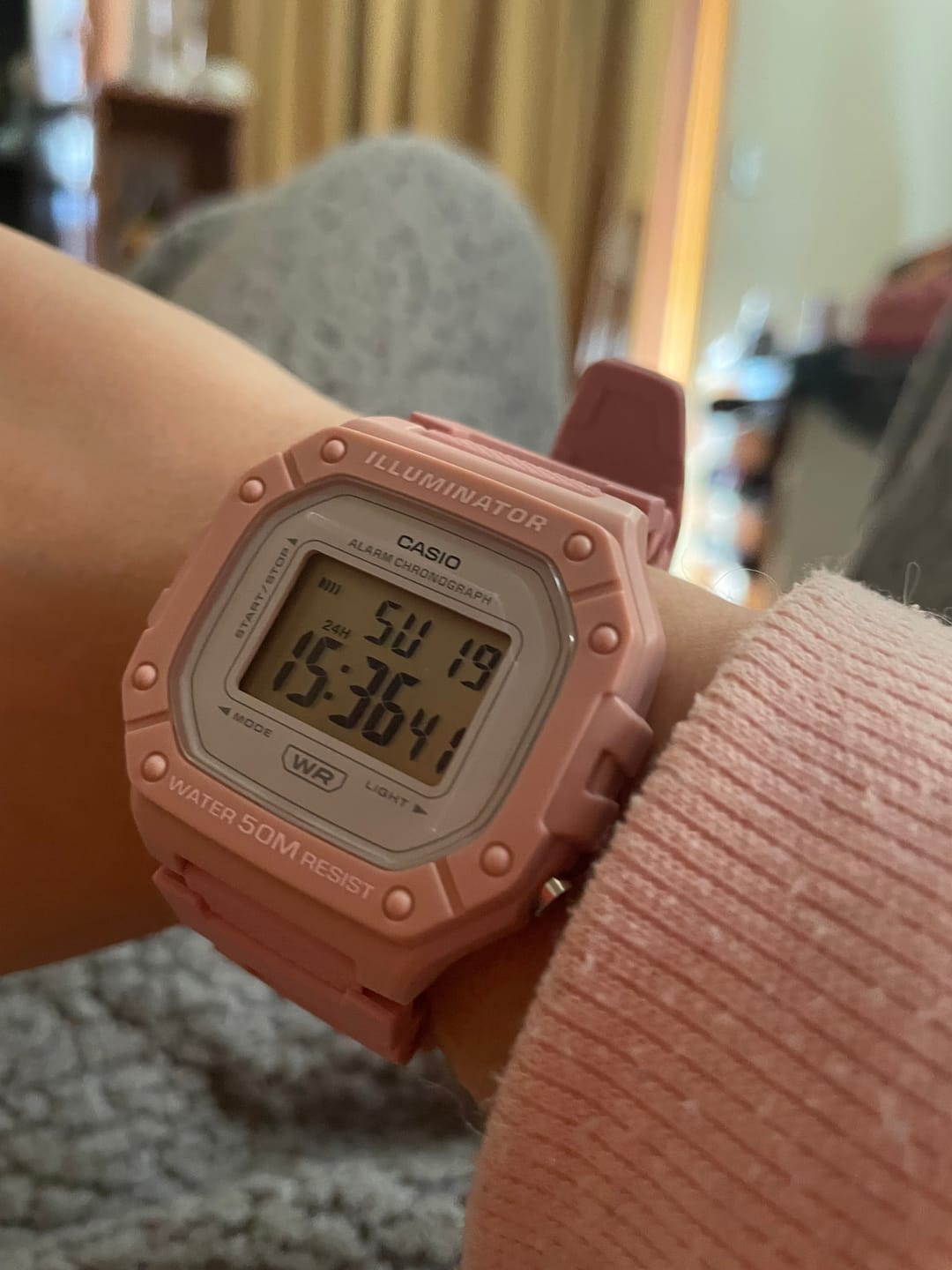 Customer photo review of Reloj Casio Vintage W-218HC-4AVDF Rosado