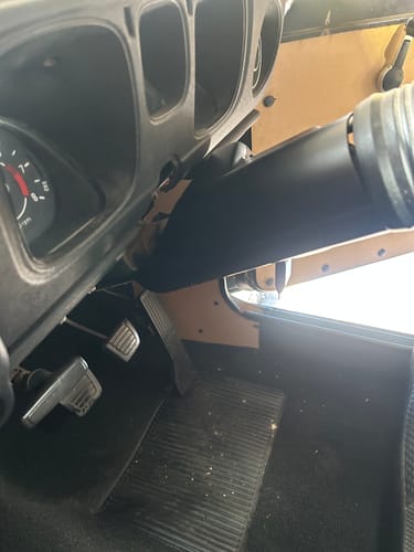 Customer photo review of Datsun 510 (70-73) Reproduction Steering Column Cover