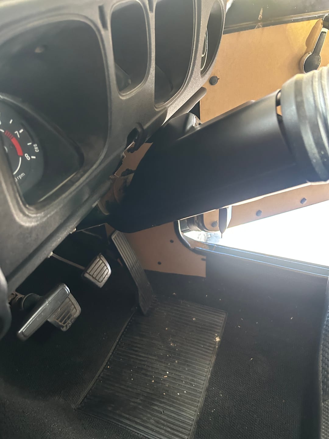 Customer photo review of Datsun 510 (70-73) Reproduction Steering Column Cover