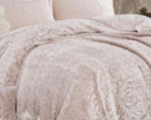 Customer photo review of Isabella Double Fur Lace Blanket 7 Pieces set
