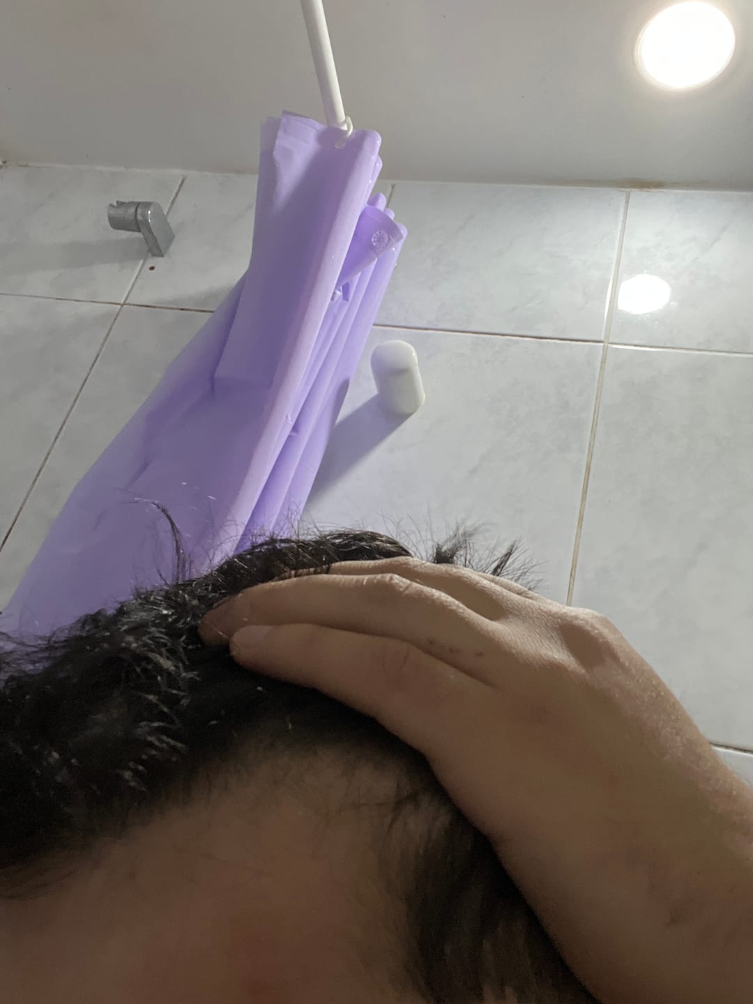 Customer photo review of Shampoo Anticaída + Acondicionador Provitamina B5