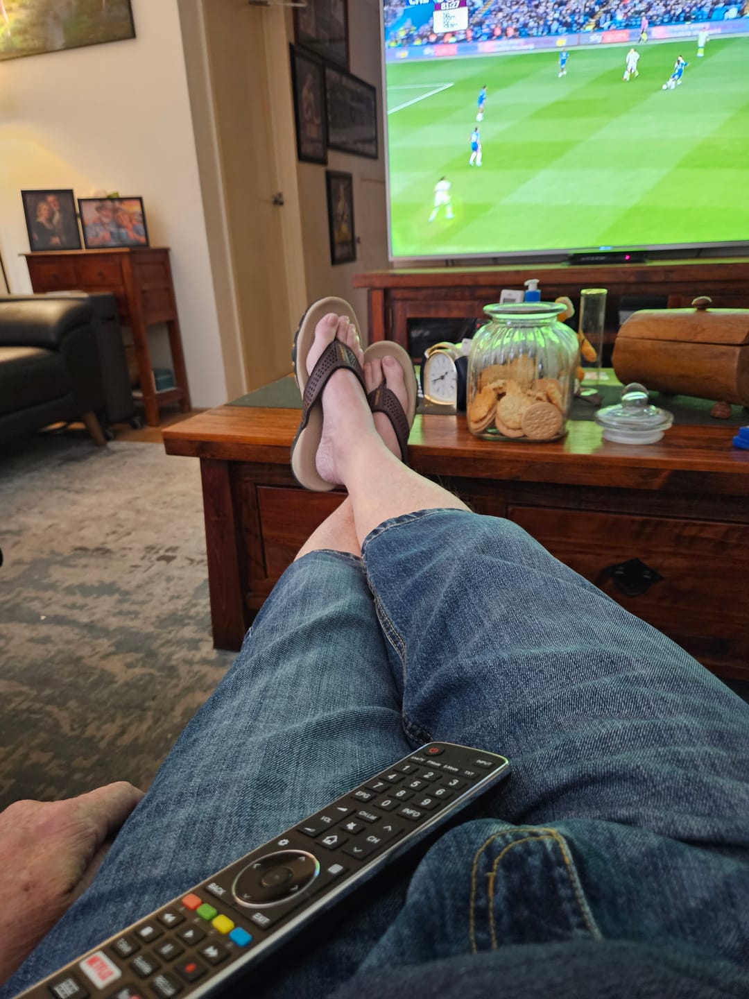 Customer photo review of Ramble Lite - Wide Toe Slippers