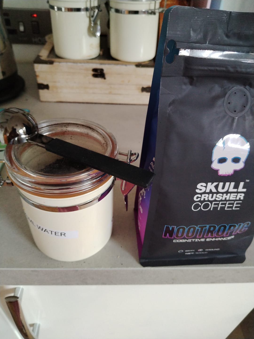 Customer photo review of Skull Crusher Coffee - Nootropic