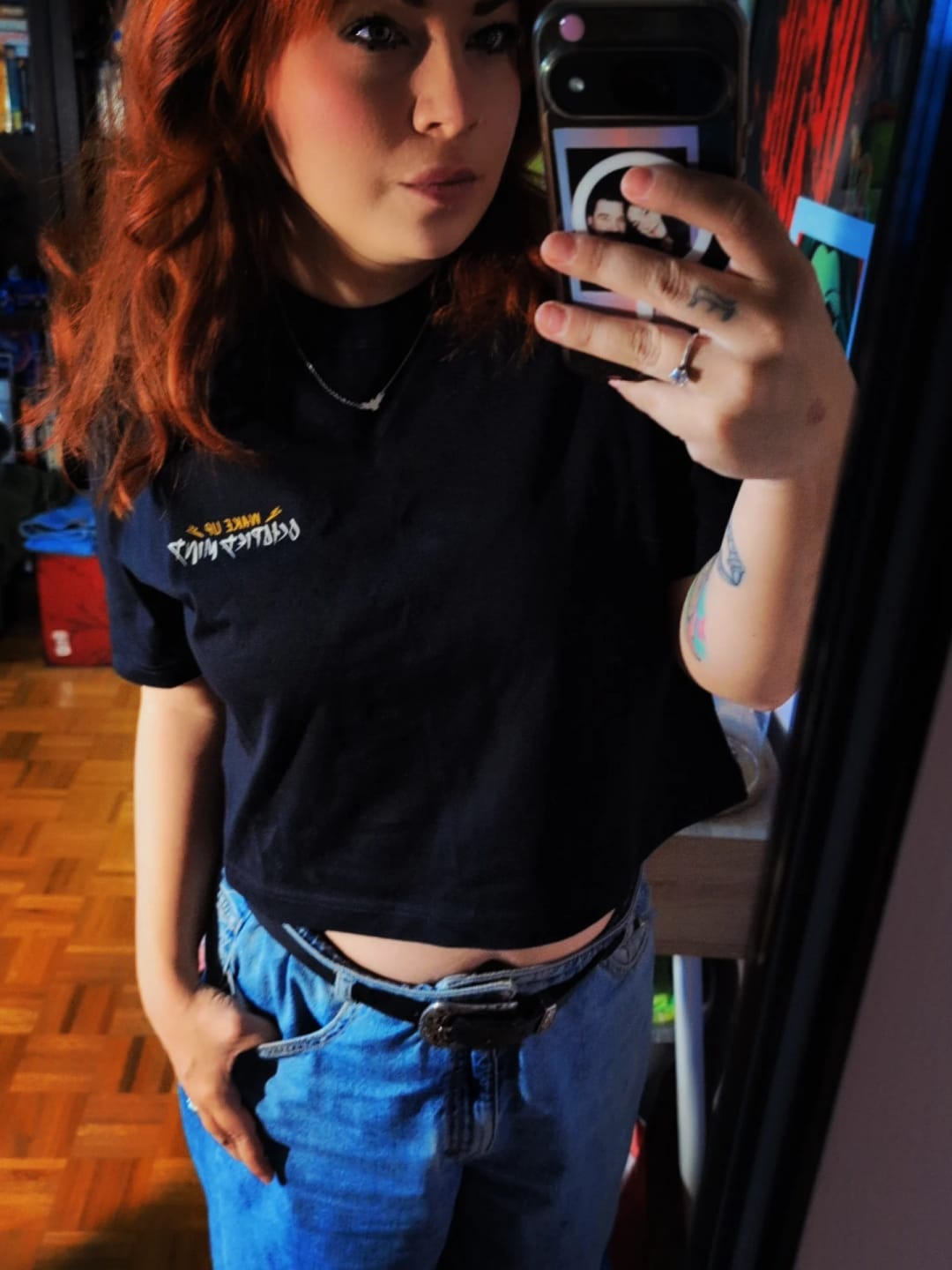 Customer photo review of Double Depresso T-Shirt