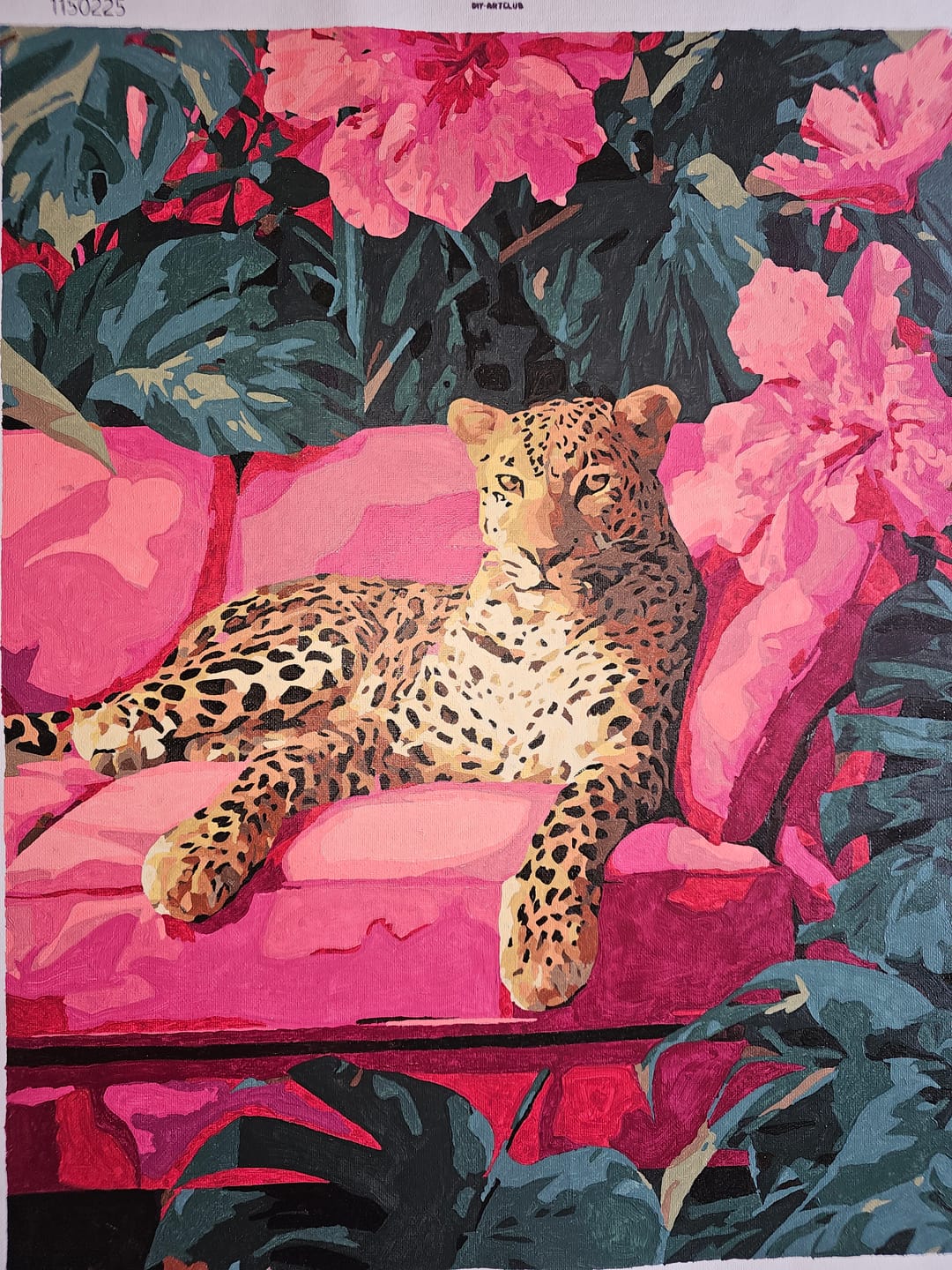Customer photo review of Wild elegance | Paint by Number